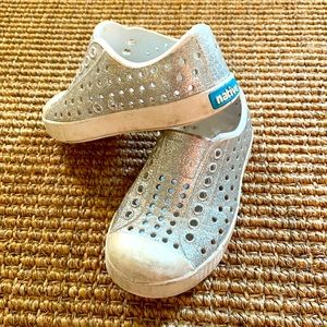 Native Silver Sparkly Jefferson Shoes